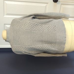 Gap chunky knit grey sweater medium